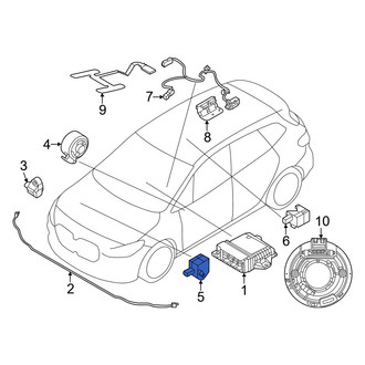 Mini OE - Center Front Air Bag Impact Sensor