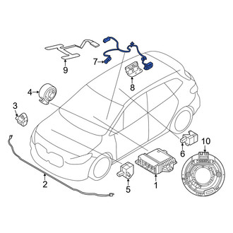 Mini OE - Front Seat Track Position Sensor