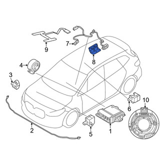Mini OE - Front Seat Track Position Sensor