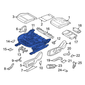 Mini OE - Front Left Seat Track