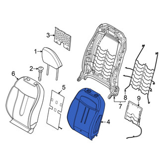 Mini OE - Front Left Seat Back Cushion