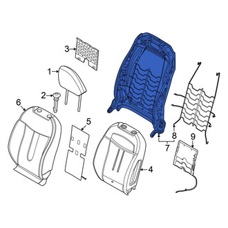 Mini OE - Front Left Seat Back Frame