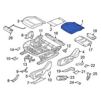 Mini OE - Front Right Seat Cushion Foam