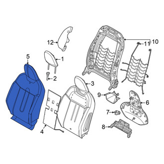 Mini OE - Front Left Seat Back Cushion Cover
