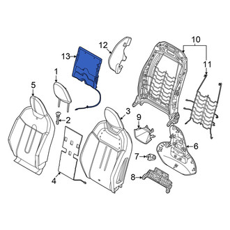 Mini OE - Front Left Seat Lumbar Support Cushion