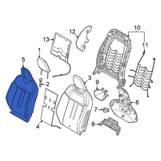 Mini OE - Front Left Seat Back Cushion Cover