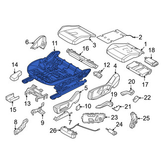 Mini OE - Front Right Seat Track