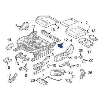 Mini OE - Front Right Seat Track Bracket