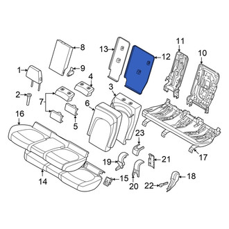 Mini OE - Rear Right Seat Back Panel