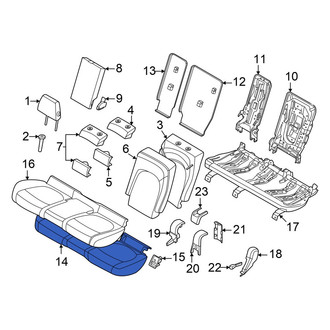 Mini OE - Rear Seat Cushion Foam
