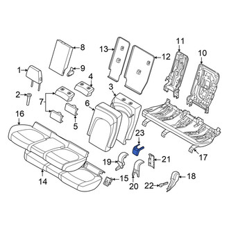 Mini OE - Rear Seat Frame Trim Panel