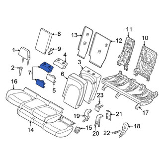 Mini OE - Rear Center Seat Back Cushion Cover
