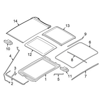 Mini OE - Glass Roof Panel (Gas)