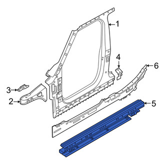 Mini OE - Left Inner Rocker Panel