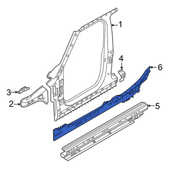 Mini OE - Right Rocker Panel Reinforcement