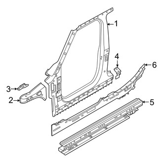Mini OE - Pillars, Rocker & Floor - Hinge Pillar (Gas)