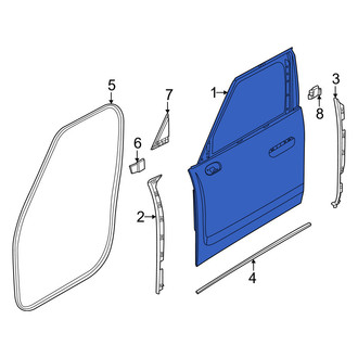 Mini OE - Front Right Door Shell