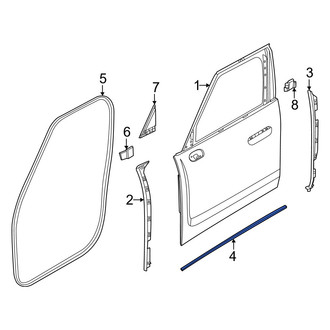 Mini OE - Front Lower Door Shell Seal