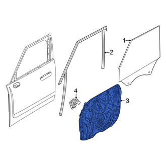 Mini OE - Front Left Door Panel Carrier
