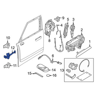 Mini OE - Front Right Door Check