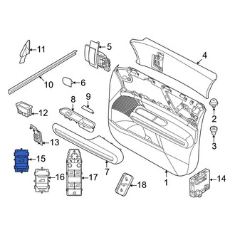 Mini OE - Front Left Trunk Lid Release Switch