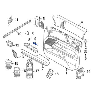 Mini OE - Door Switch Trim Panel Cap