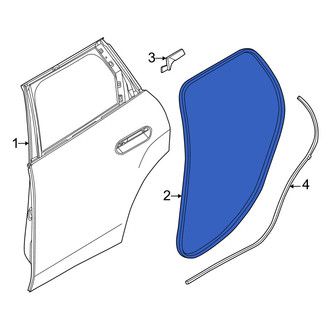 Mini OE - Rear Inner Door Seal