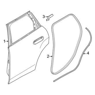 Mini OE - Rear Door - Door & Components (Gas)