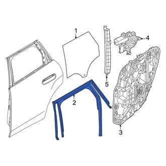 Mini OE - Rear Left Window Channel