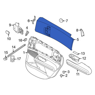 Mini OE - Rear Left Door Trim Molding