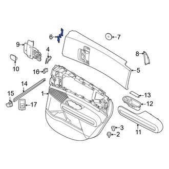 Mini OE - Rear Right Door Trim Molding