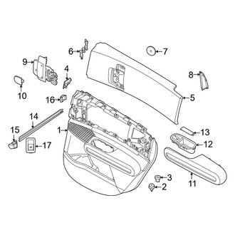 Mini OE - Rear Door - Interior Trim (Gas)