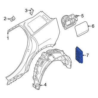 Mini OE - Rear Quarter Panel Vent