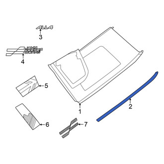 Mini OE - Rear Left Quarter Panel Molding