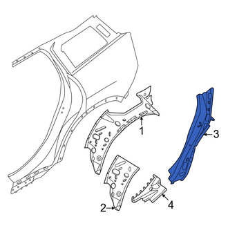 Mini OE - Right Body C-Pillar Reinforcement