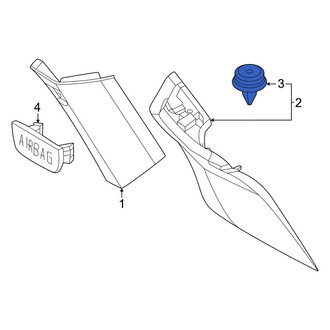 Mini OE - Quarter Panel Trim Panel Clip