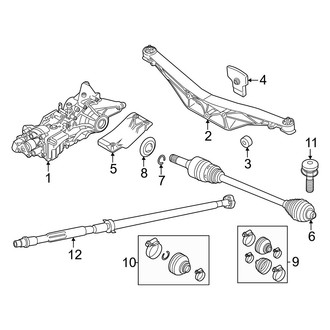 Mini OE - Rear Suspension - Axle & Differential (Gas)