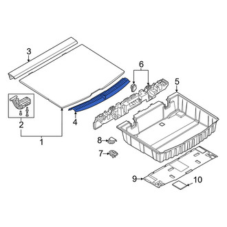 Mini OE - Rear Liftgate Trim Scuff Plate