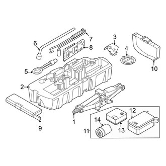 Mini OE - Rear Body & Floor - Jack & Components (Gas)