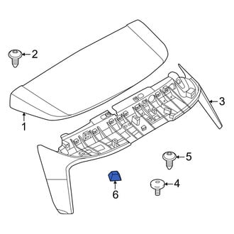 Mini OE - Back Glass Deflector Insulator