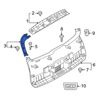 Mini OE - Rear Left Liftgate Trim Cover