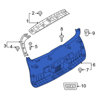 Mini OE - Rear Lower Liftgate Trim Cover