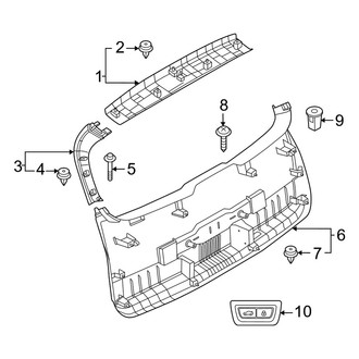 Mini OE - Lift Gate - Interior Trim (Gas)
