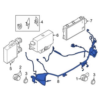 Mini OE - Rear Parking Aid System Wiring Harness