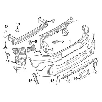 Mini OE - Rear Bumper - Bumper & Components (Favoured Style), (S ALL4)