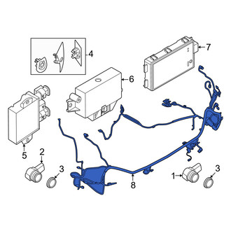 Mini OE - Rear Parking Aid System Wiring Harness