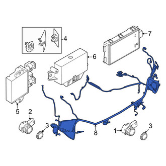 Mini OE - Front Parking Aid System Wiring Harness