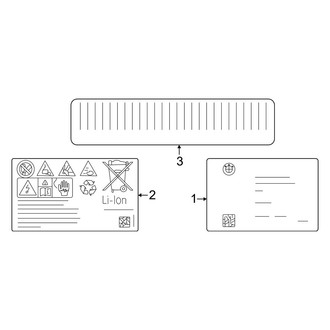 Mini OE - Information Labels - Labels (BATTERY EV (EV/BEV))