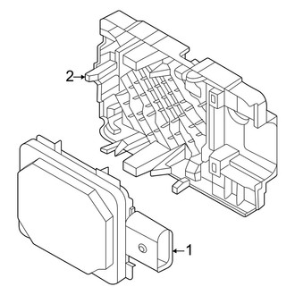 Mini OE - Front Bumper & Grille - Electrical Components (Adaptive Cruise, W/O Driving Assistance Professional), (BATTERY EV (EV/BEV))