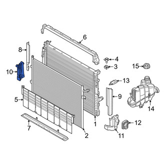 Mini OE - Right Lower Radiator Support Side Panel